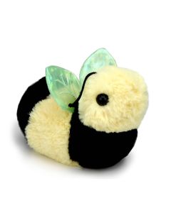 Stofftier Biene oder Hummel "Chive" aus gelb-schwarzem Plüsch