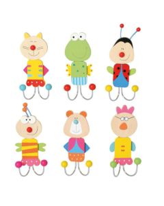 Wandhaken "Tiere" für Kinder