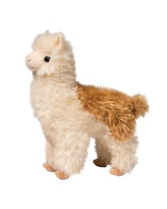 Alpaca Stofftier in beige-braun