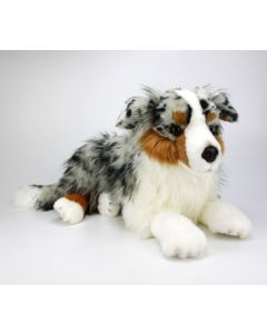 Australischer Schäferhund Stofftier liegend