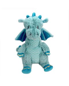 Plüschtier Drache in türkis-blau geeignet für Babys ab Geburt