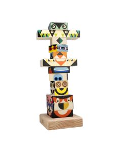 BAJO Totem Holz-Steckturm für Kinder