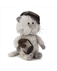 Plüsch-Katze "Buddy the Cat" mit Schleuder und Kappe