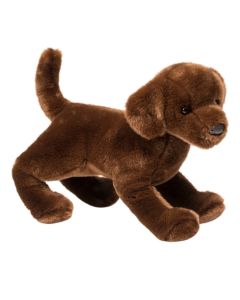 schokobrauner Stofftier Labrador Welpe