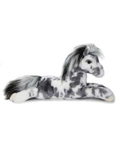 Appaloosa Plüschpferd "Starsky" in Grau-Weiß