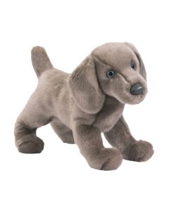 Weimaraner Stofftier Hund in Silbergrau