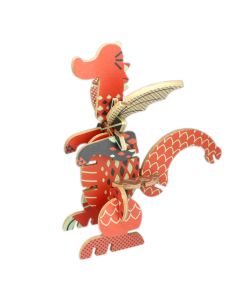 3D Holzpuzzle Steckbaukasten Drache