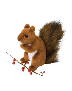 Plüschtier Eichhörnen in Rotbraun