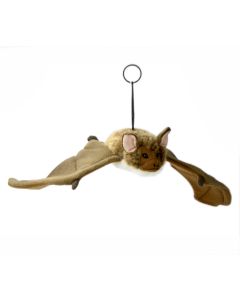 Stofftier Fledermaus in Braun zum Aufhängen