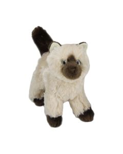 kleine Plüschtier Katze beige-braun 