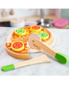 "Gemüse" Holzpizza Spielset