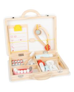 Arzt- und Zahnarzt Spielkoffer aus Holz