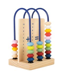 Rechenschieber rund mit Kugeln