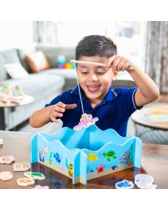 Angelspiel magnetisch aus Holz