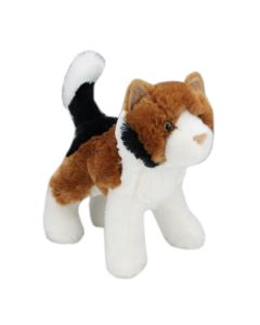 kleine Schildpatt Plüschkatze 3-farbig