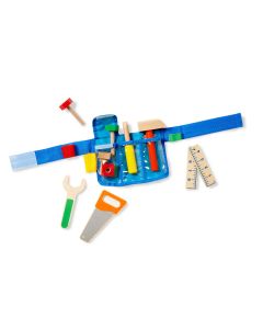 Spielset Holzwerkzeug mit Werkzeuggürtel