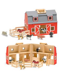 Spielzeugscheune inkl. Tiere und Zaun