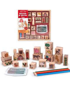 Kreativset Motivstempel "Bauernhof"