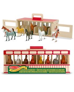 Spielzeug-Stall für Pferde