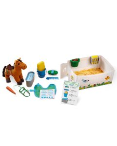 Kuscheltier Pferd mit Pferdezubehör