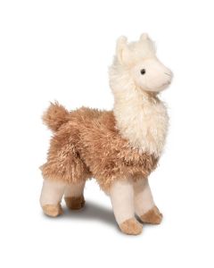 Paddy Lama Plüschtier stehend in Braun-Beige