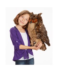 Große Stofftier Eule