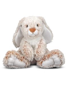 sitzender Kuscheltier Hase mit Schlappohren