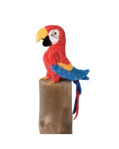 Plüschtier Papagei in Rot