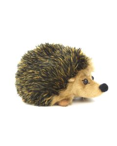 Kleiner Stofftier Igel in Gold-Braun