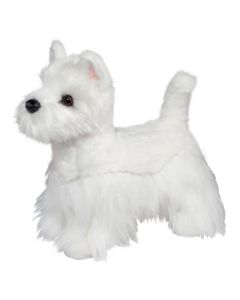 Romeo West Highland Terrier Kuscheltier Hund weiß Plüsch Westie stehend 30 cm
