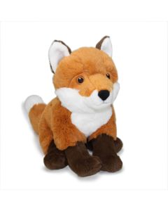 Pl&uuml;schtier Rotfuchs sitzend