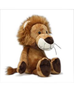 Kuscheltier Schlenker Löwe "Kumba" in Braun mit einer Gesamt-Höhe von 33 cm