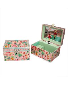 Musik-Schmuckkästchen mit kleiner Ballerina-Figur