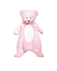 rosafarbener Schmuse-Bär für Babys