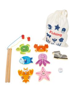 Angelspiel für Kinder im Stoffbeutel