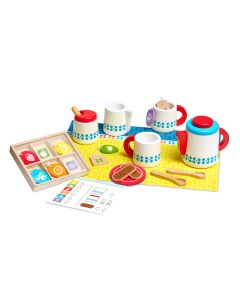 Holz Spielset Tee mit Teeservice und Teebeuteln