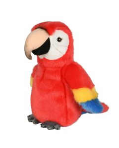 Plüschtier Papagei in Rot