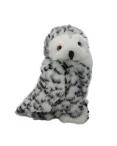 Schnee-Eule mit drehbarem Kopf