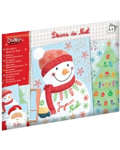 CreaLign Weihnachts-Bilder Set DIN A4 zum Verzieren