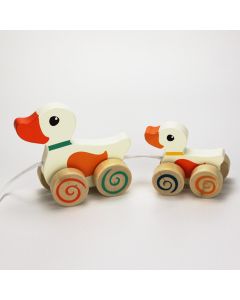 Ziehtier Ente mit Entenbaby