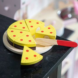 New Classic Toys Sahnetorte Schneiden – Holzspielzeug, 8-teiliges Set Für Kinder Ab 3