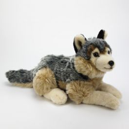 Plüschtier Wolf 32 Cm - Weiches Stofftier Von Cornelißen, Waschbar Bei 30°C, 100% Polyester