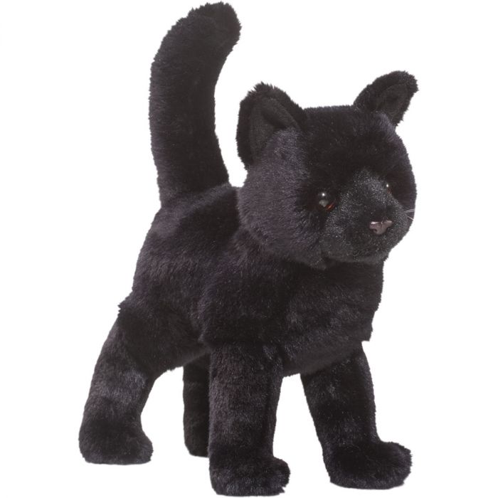 Kleine schwarze Katze Plüschtier Stofftier Plüsch Spielzeug Kuscheltier Geschenk 