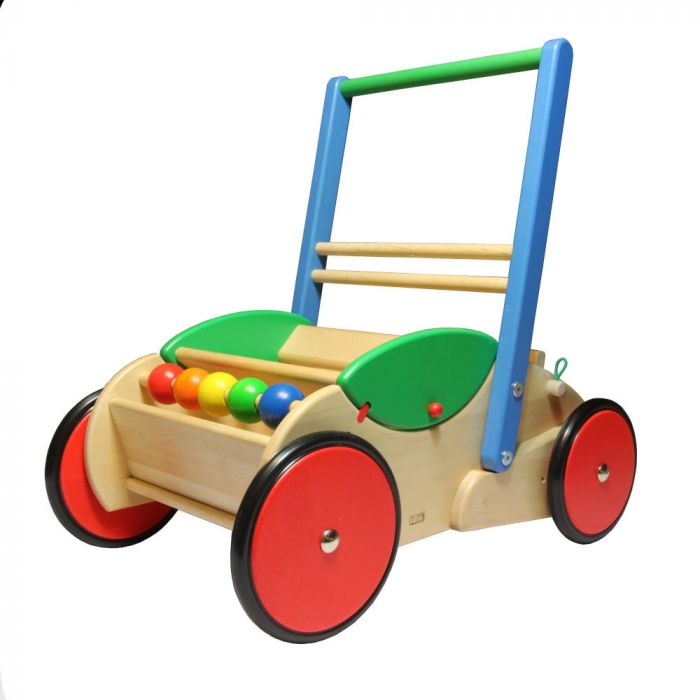 Lauflernwagen Holz Lauflernhilfe Steckspielzeug Holzspielzeug Motorik Spielzeug 