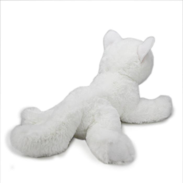 Plüschtier Katze 30 Cm – Weich, Kuschelig, Weiß, Geschenk Für Kinder & Erwachsene