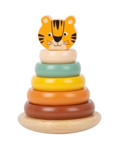 Stapelspielzeug Turm "Tiger" aus Holz