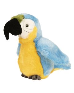 Papagei Ara Kuscheltier blau 21 cm